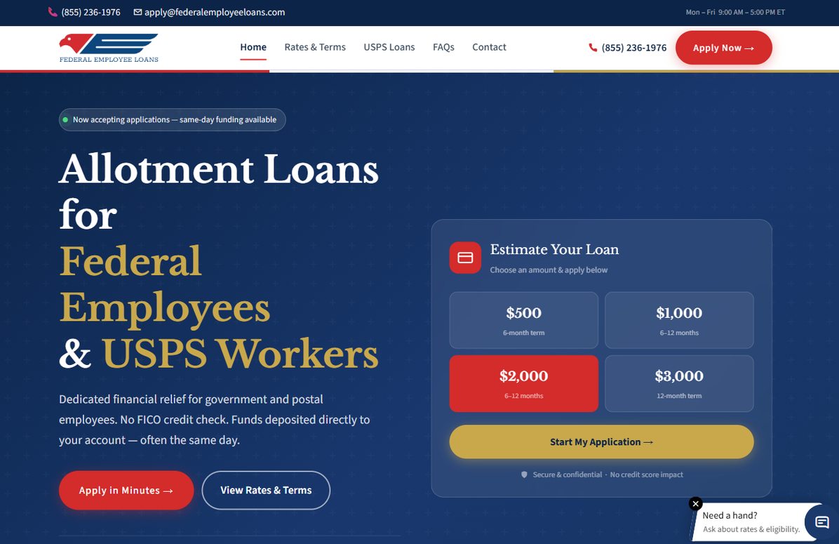 Federal Employee Loans – federalemployeeloans.com