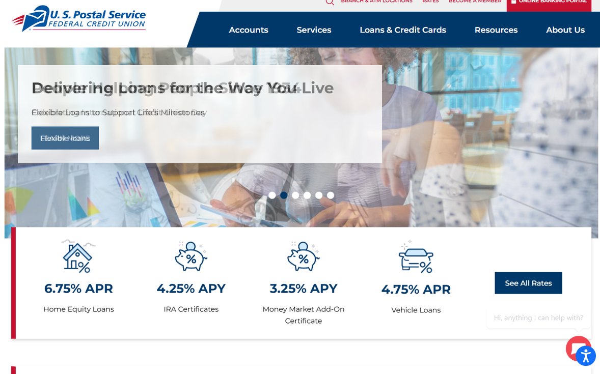 USPS Federal Credit Union – uspsfcu.org