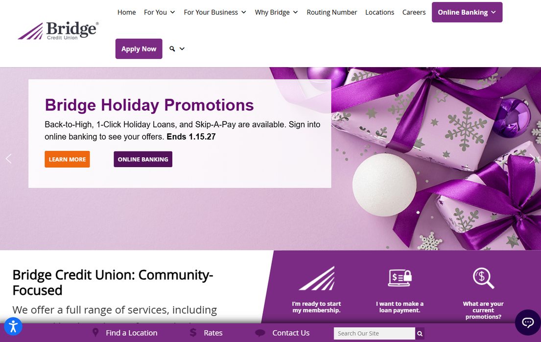 Bridge Credit Union – bridgecu.org